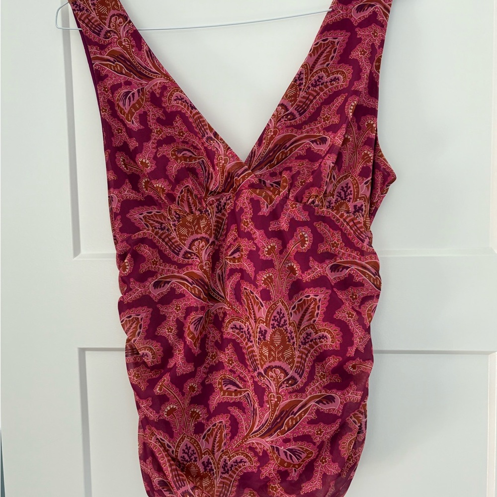 Anthropologie Pink Blouse